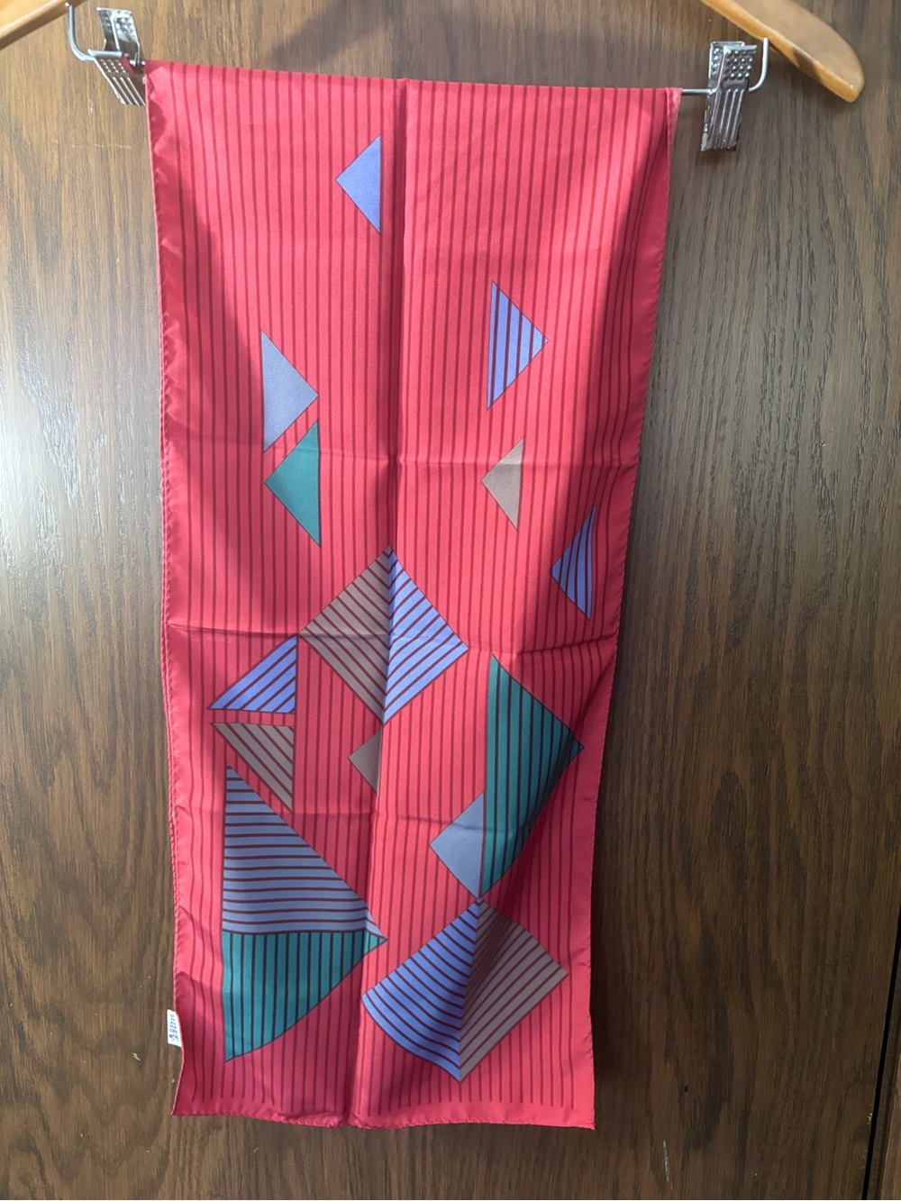 Vera Neumann Vintage Graphic Geometric Scarf